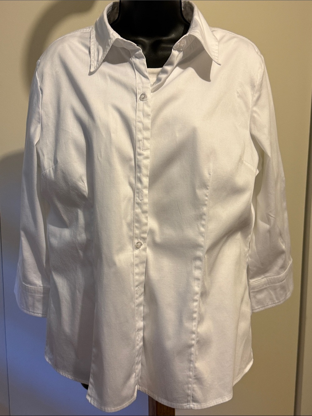 Wmn’s Classic White Button-Up Shirt